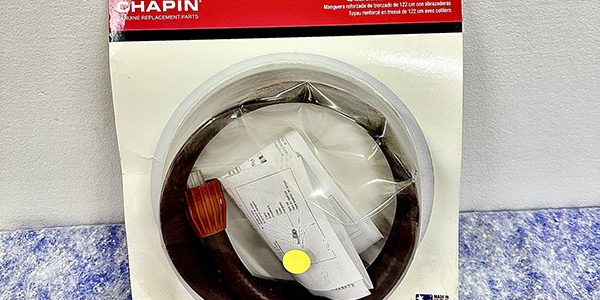 Chapin 48 in Reinforced Hose with Clamps